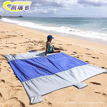 Custom Waterproof Sand Proof Repellant Pocket Beach Blanket